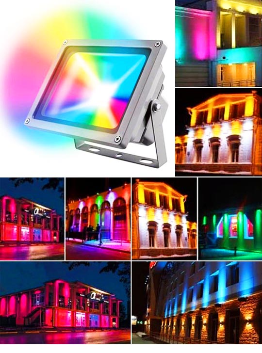 Свет для рекламы витрин магазинов