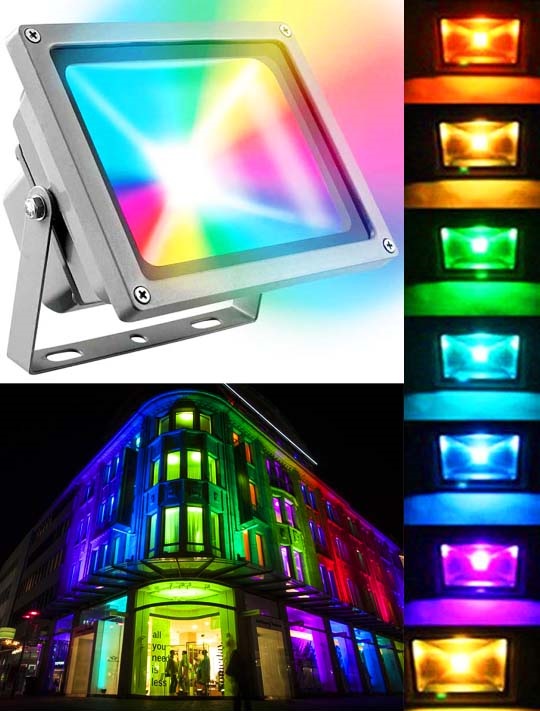 Свет для рекламы витрин магазинов