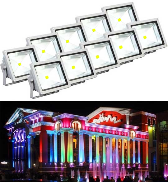 Свет для рекламы витрин магазинов